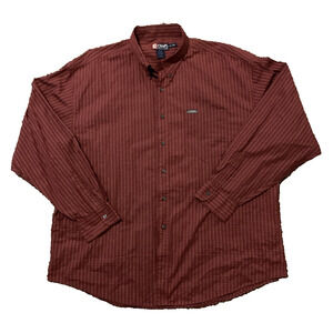 Chaps Ralph Lauren Plaid Shirt Men’s XXL Red Long Sleeve Button Down EUC